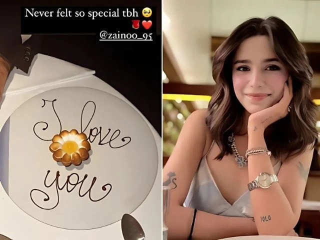 Aima Baig and Zain Ahmed's romantic dinner photo adds more spices to dating rumors