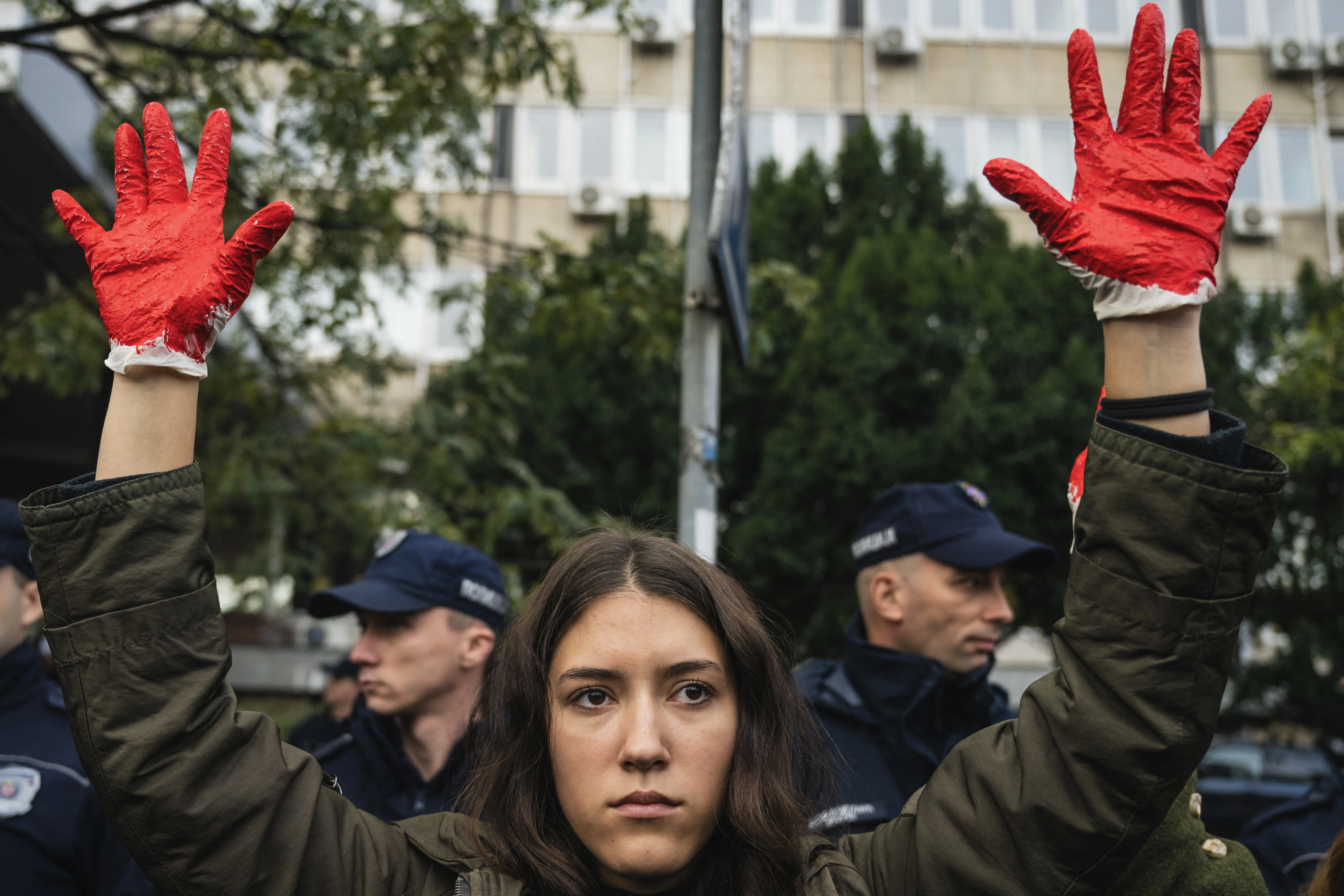 Serbians protest demanding accountability over deadly roof collapse