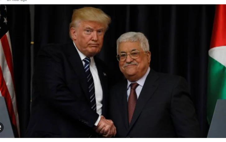 Palestinian leader tells Trump ready to work for Gaza peace