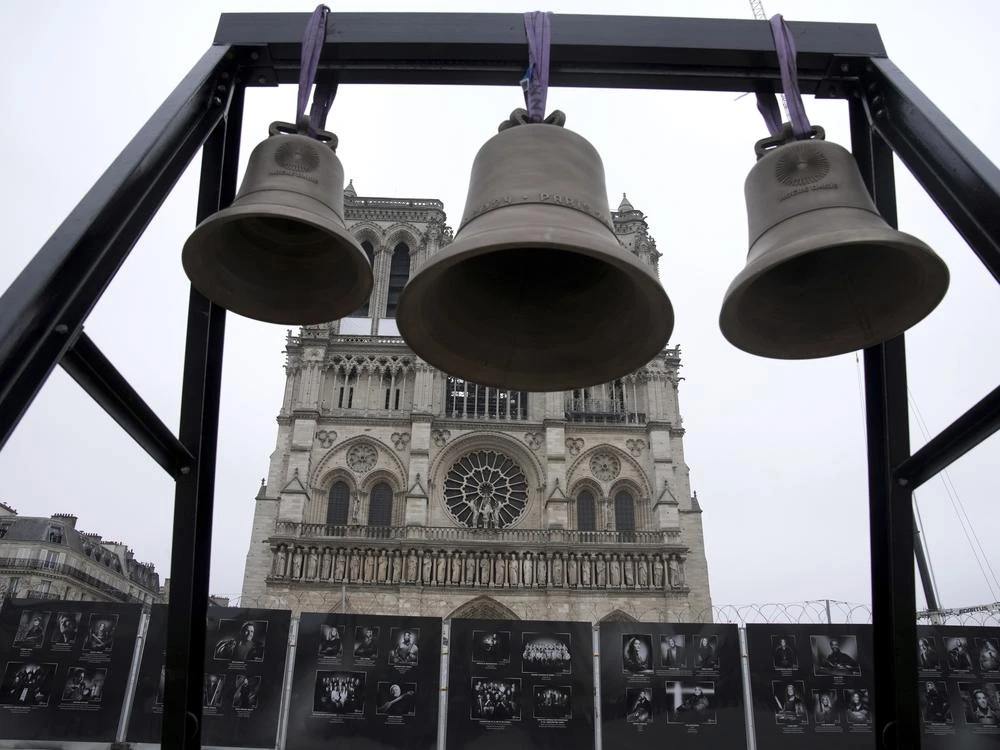 Paris’s Notre Dame Cathedral bells sound for first time since 2019 blaze