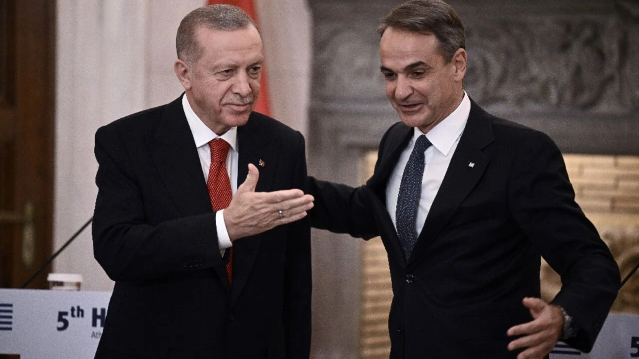 Turkey and Greece leaders pledge to keep working on improving ties