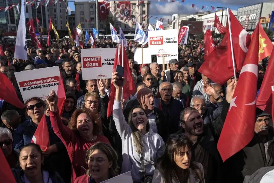 Dozens arrested following removal of mayors in Turkey