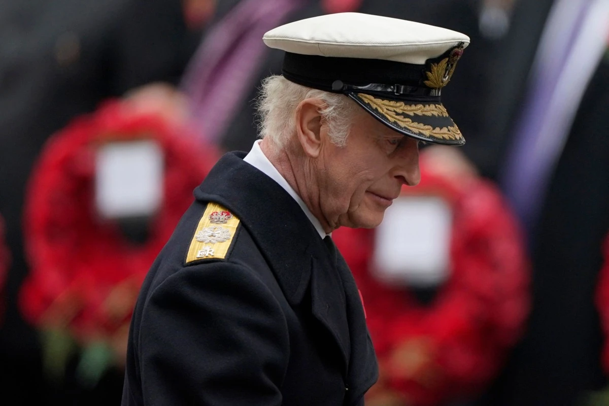 In tribute to UK war heroes, King Charles leads silence while princess Kate Makes public return