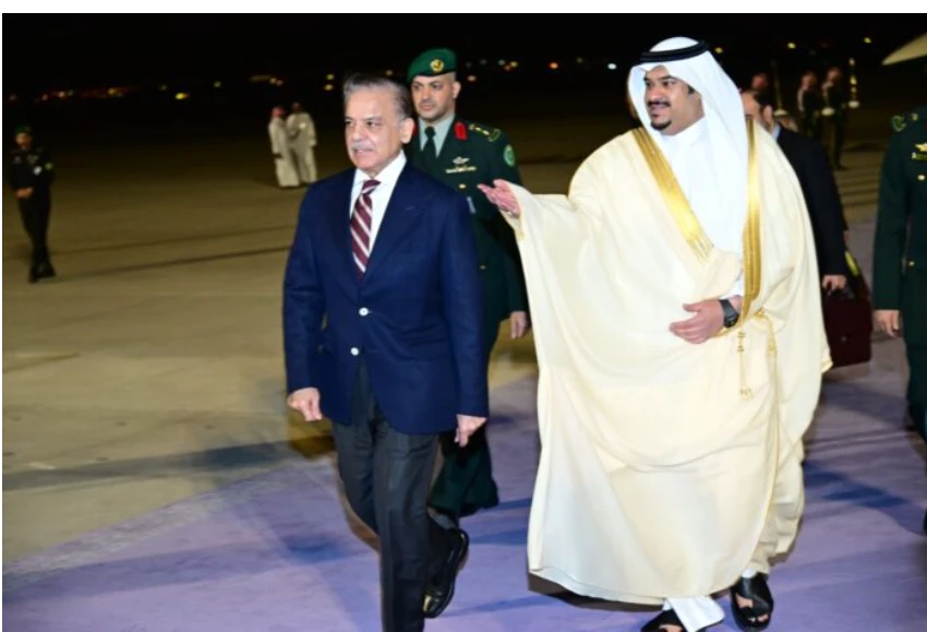 PM Shehbaz in Riyadh to attend Arab-Islamic Summit