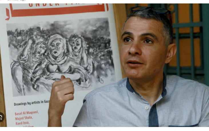 Smuggled Palestinian art shows trauma of Gaza