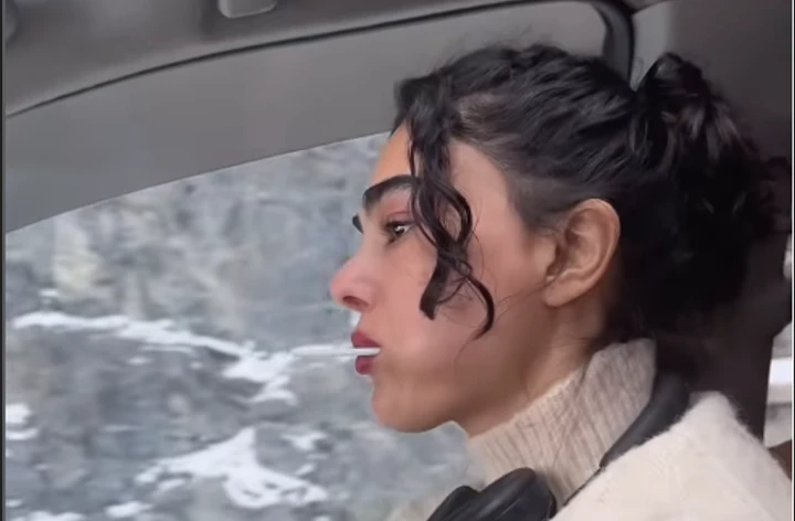 Saheefa hits back at trolls over driving and eating lollipop