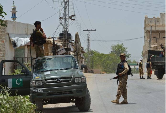 Security forces kill four terrorists including recruiter of suicide bombers in Kech district 