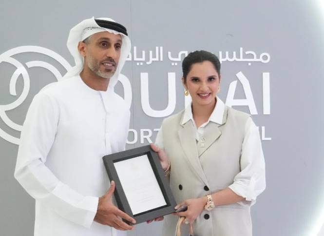 Sania Mirza honoured as sports ambassador for Dubai