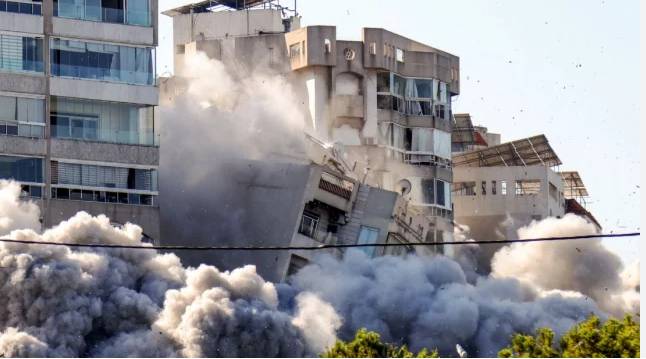 South Beirut building collapses after Israel strike