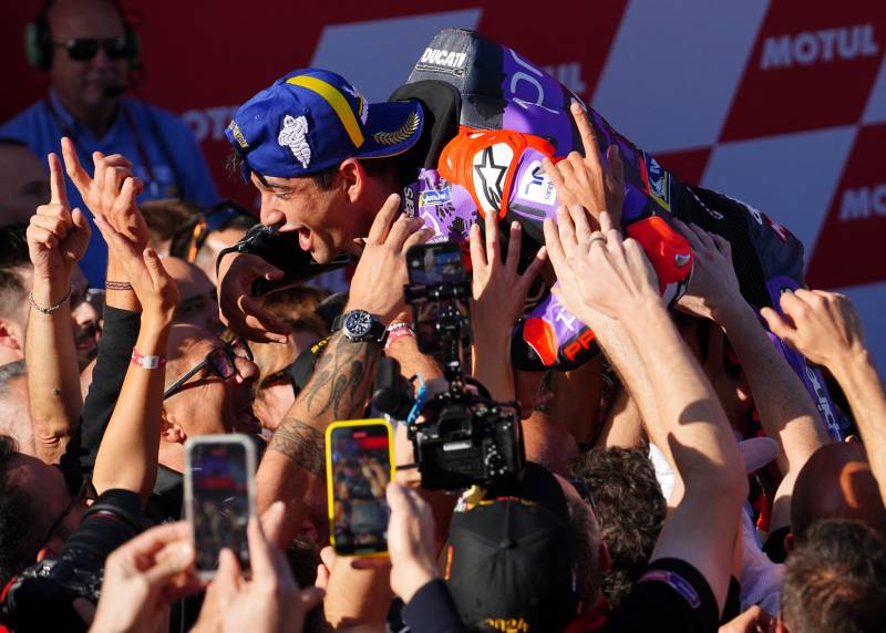 Jorge Martin claimes first MotoGP world championship title