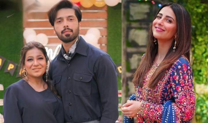 Ushna Shah slams netizen for ‘degrading’ Fahad Mustafa’s wife 