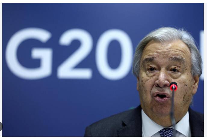 UN chief urges G20 'leadership' on stalled climate talks