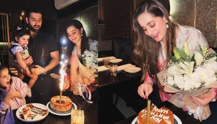 Aiman Khan celebrates her birthday with family