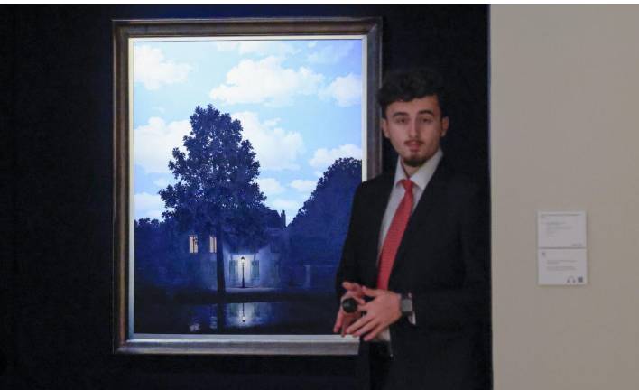 Magritte painting nets auction record of $121 million