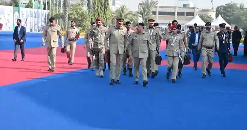 CJCSC Gen Sahir visits IDEAS-24 at Expo Centre in Karachi