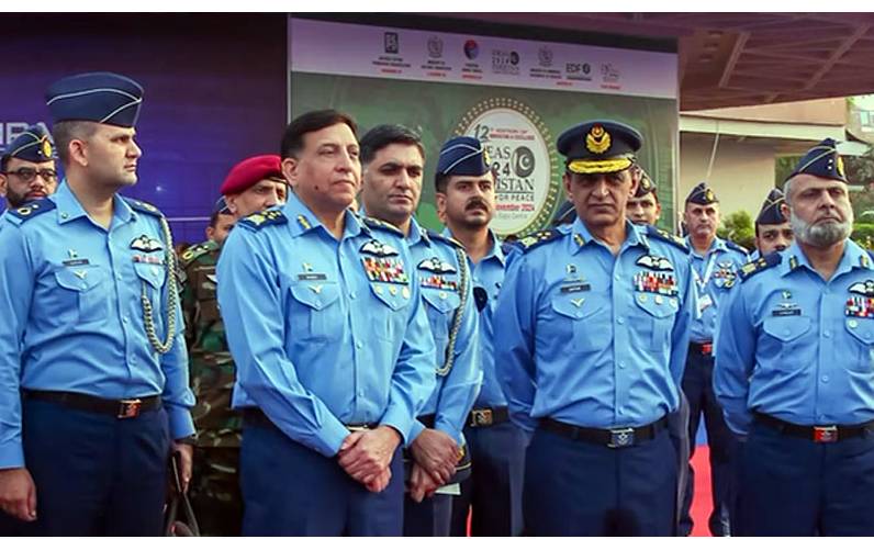 PAF Chief visits IDEAS-2024 in Karachi