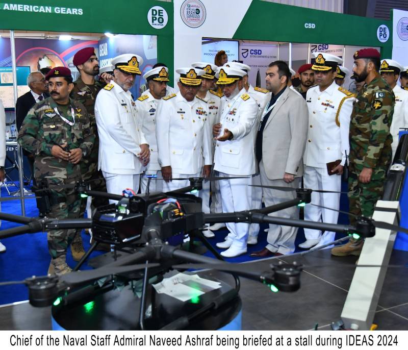 Chief of the Naval Staff visits IDEAS 2024 in Karachi