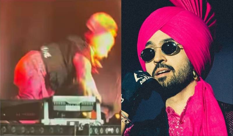 Diljit Dosanjh falls during live concert in Ahmedabad