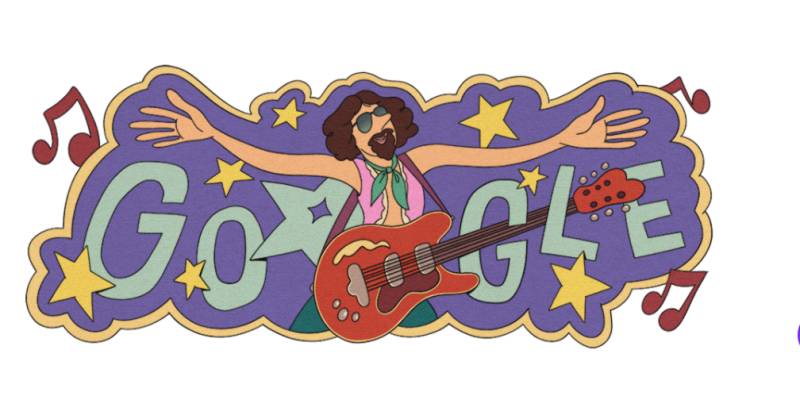 Google doodle celebrates Raul Seixas, father of Brazilian rock 