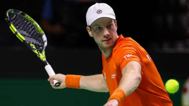 Netherlands lead Germany in Davis Cup semis