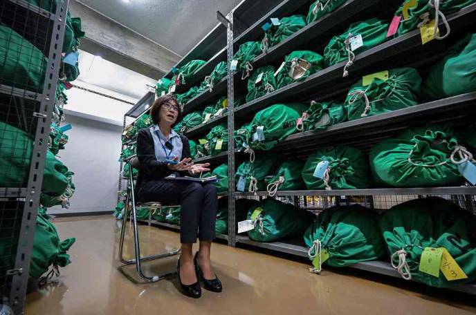 Tokyo police care for lost umbrellas, keys, flying squirrels