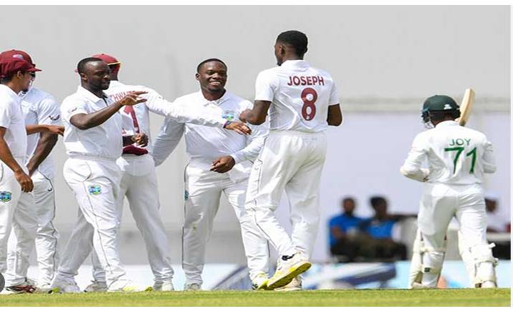 Bangladesh batsmen struggle against West Indies