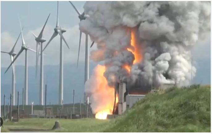 Large fire at Japan rocket test site, no injuries reported