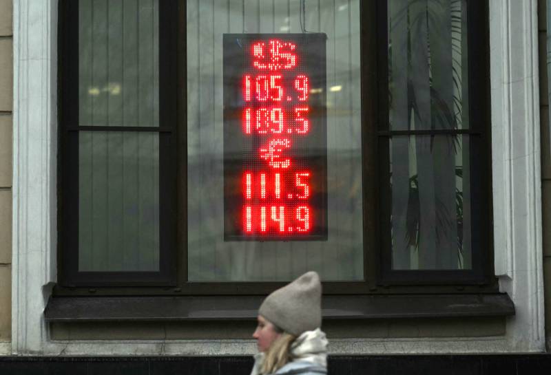 Russian central bank steps in after ruble slides