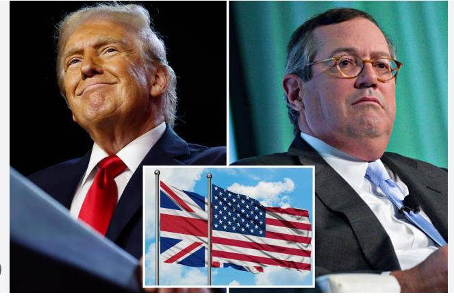 Trump names billionaire investment banker as envoy to Britain