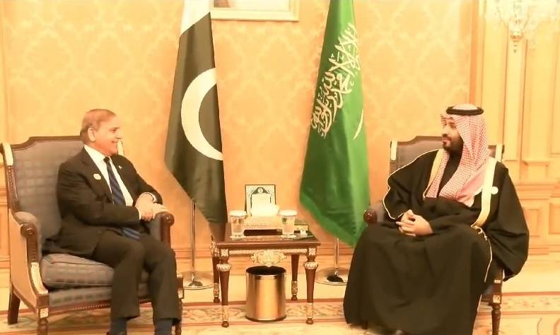 'Looking forward to my Pakistan visit,' MBS tells PM Shehbaz at Riyadh summit