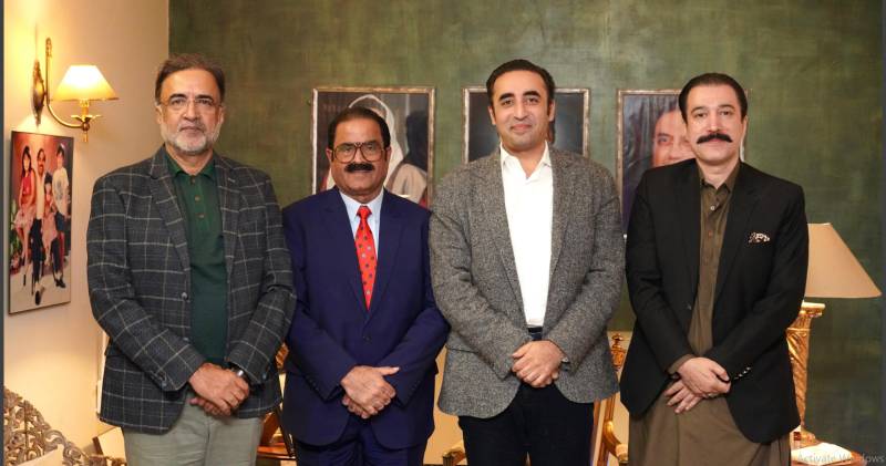 PPP leaders Kaira, Nadeem Chan, Ch Yasin call on Bilawal Bhutto 