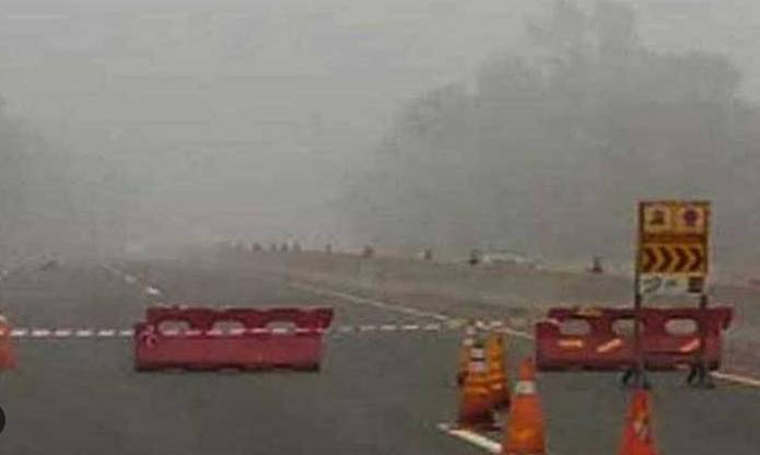 M-5 Motorway closed due to thick fog