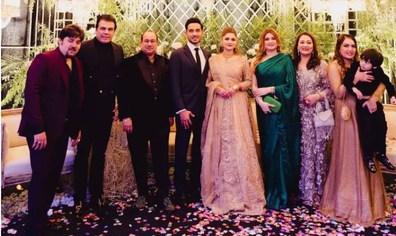 Rahat Fateh Ali Khan spotted with family at a wedding