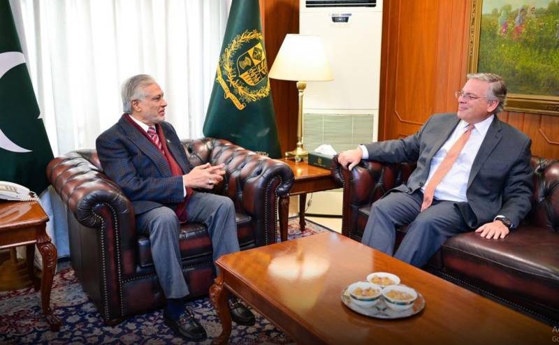 US Ambassador Blome calls on Deputy Prime Minister Dar 