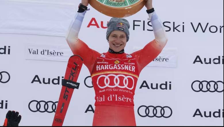 Odermatt wins giant slalom in Val d'Isere