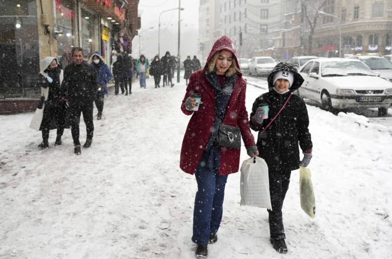 Iran shuts schools, offices amid severe cold and energy crisis