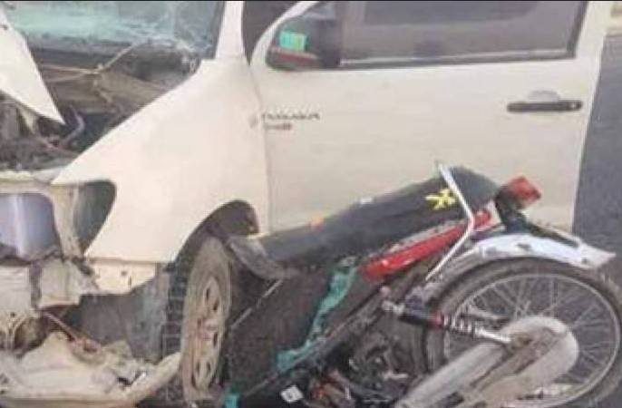 Two boys die after car crushes bike in Khairpur Nathan Shah