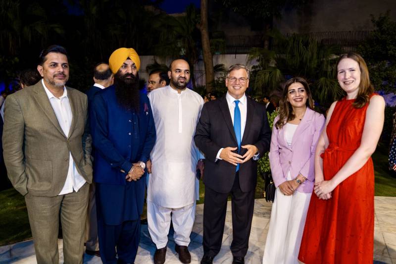 Donald Blome, Kristen Hawkins visit Gurdwara Dera Sahib