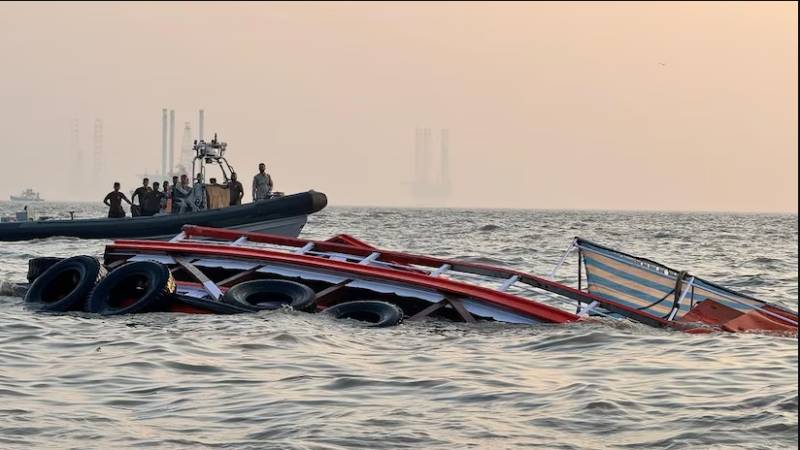 13 dead after Indian navy speedboat rams ferry off Mumbai