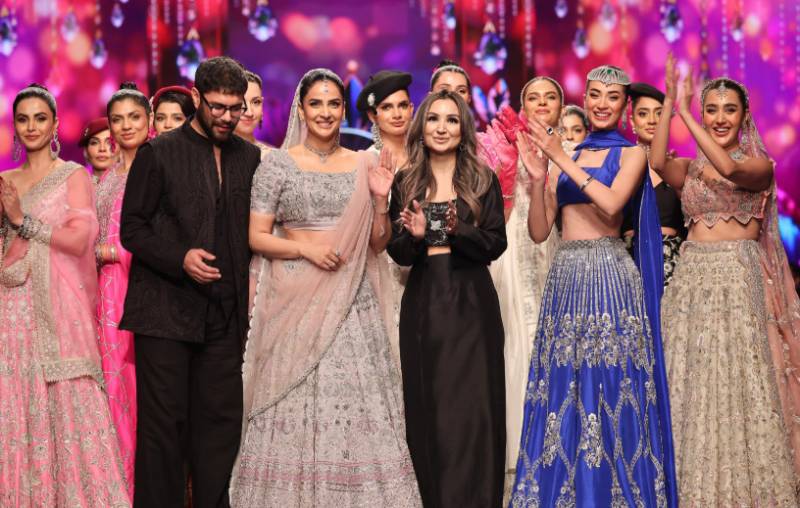 Celebrities exude glitter and glamour during Bridal Couture Week 