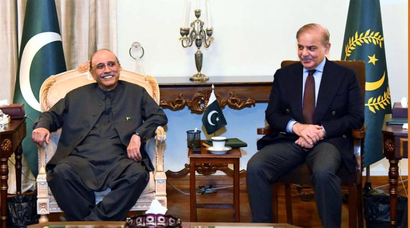 Zardari and Shehbaz vow to work together for progress