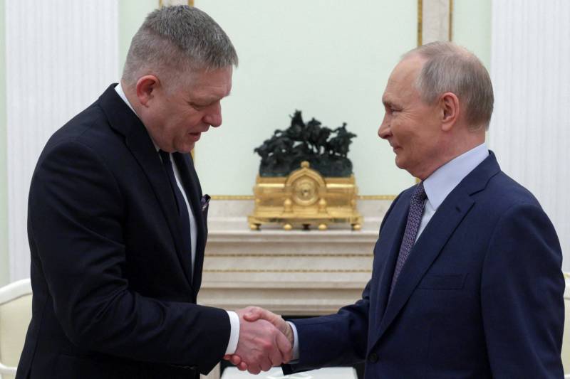 Slovak PM Fico meets Putin in unexpected visit of Moscow