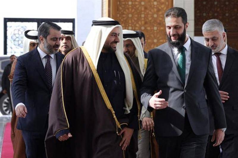 Syria's new leader holds talks with Jordanian, Qatari diplomates