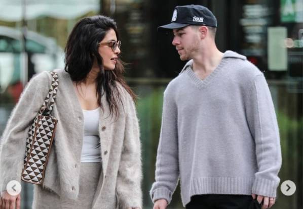 Priyanka and Nick Jonas grab attention for stylish fashion options during casual strolls