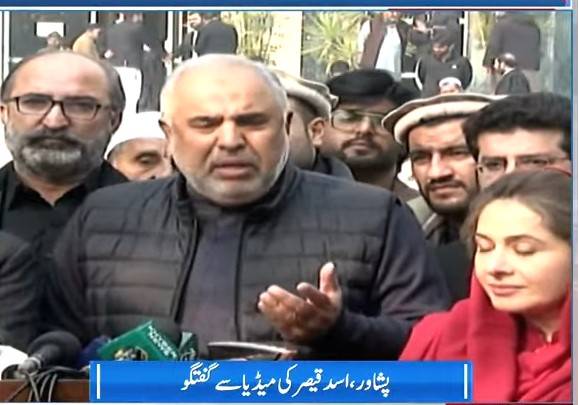 PTI’s Asad Qaiser says party will not give up despite victimization