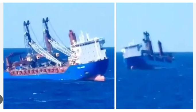 Russia cargo ship sinks in Mediterranean after blast