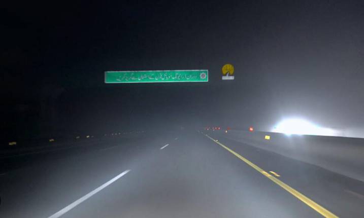 Motorways closed at various sections due to dense fog