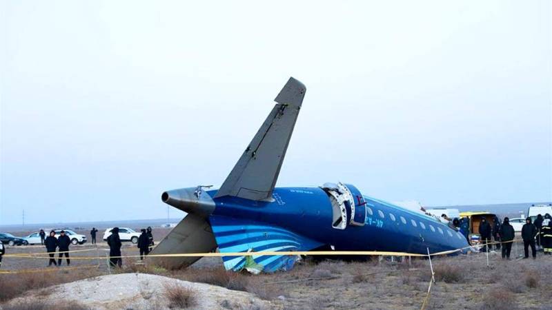 Azerbaijan accuses Russia of trying to hide causes of plane crash