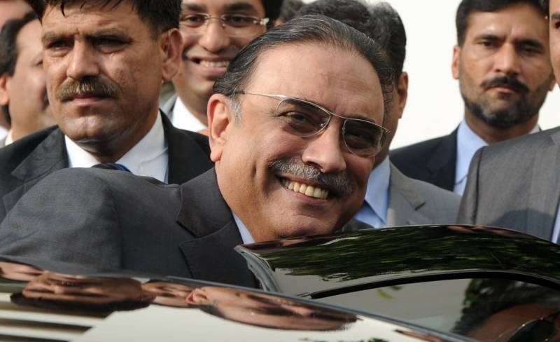 President Zardari reaches Sehwan Sharif 