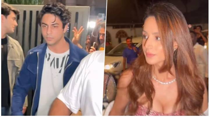 Aryan Khan enjoys New Year party with rumoured girlfriend Larissa Bonesi 